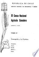 III [i.e. Tercero] Censo Nacional Agrícola Ganadero, Abril 1955