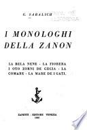 Il monologhi della Zanon ...