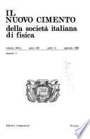 Il Nuovo cimento della Società italiana di fisica