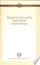 Imposicion de la Medalla isidro Fabela a Jose Saramago