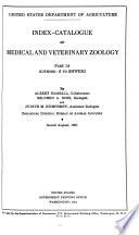 Index-catalogue of Medical and Veterinary Zoology. Authors