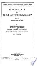 Index-catalogue of Medical and Veterinary Zoology