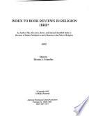 Index to Book Reviews in Religion