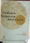 Indian Science Abstracts