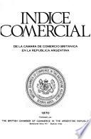 Indice comercial de la Cámara de Comercio Británica en la República Argentina