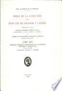Índice de la colección de don Luis de Salazar y Castro. Tomo XXII.