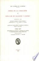 Índice de la colección de don Luis de Salazar y Castro. Tomo XXV.