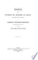 Índice de los documentos del monasterio de Sahagun