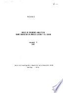 Indice de resúmenes analíticos sobre educación en América Latina y el Caribe