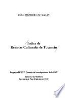 Indice de revistas culturales de Tucumán