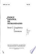 Indice español de humanidades