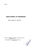 Indice español de humanidades
