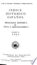 Indice histórico español