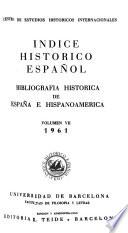 Indice histórico español