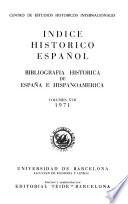 Indice histórico español