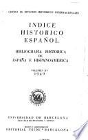 Indice histórico español