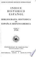 Indice histórico español