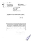 Información al día en gestión pública