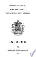 Informe al Congreso de la República