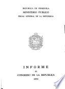 Informe al Congreso de la República