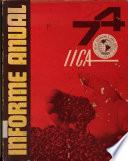 Informe Anual 74 Iica