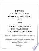 Informe argentino sobre desarrollo humano