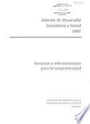 Informe de desarrollo económico y social