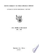 Informe de investigación