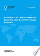 Informe de la 13.a reunión del Grupo Consultivo sobre Control de Vectores de la OMS