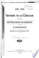 ... Informe de la Comision para la destruccion de la langosta