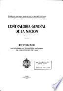 Informe de la Contraloría General de la Nación presentado a la Asamblea Nacional Constituyente de los Estados Unidos de Venezuela