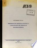 Informe final. Programa de asistencia técnica y capacitación del proyecto MAG/BID/FOSEMAG