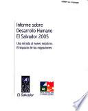 Informe sobre desarrollo humano, El Salvador