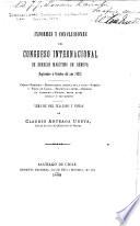 Informes y conclusiones del Congreso internacional de derecho marítimo de Génova