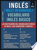 Inglés (Inglés Sin Barreras) Vocabulario Ingles Basico - 1 - ABC