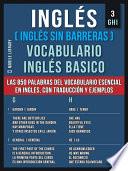 Inglés (Inglés Sin Barreras) Vocabulario Ingles Basico - 3 - GHI