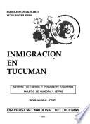 Inmigración en Tucumán