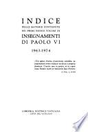 Insegnamenti di Paolo VI.: 1963