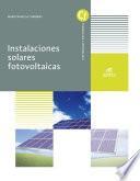 Instalaciones solares fotovoltaicas - Ed. 2019