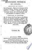 Instituciones metódicas de cirugía