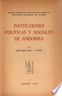 Instituciones políticas y sociales de Andorra