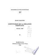 Instituzion de la relijion cristiana