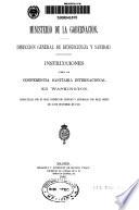 Instrucciones para la Conferencia Sanitaria Internacional en Washington