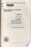 Inter-American Investment Corporation