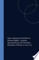 Inter-American Yearbook on Human Rights / Anuario Interamericano de Derechos Humanos, Volume 12 (1996)