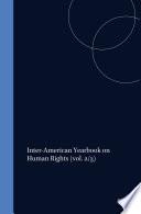 Inter-American Yearbook on Human Rights / Anuario Interamericano de Derechos Humanos, Volume 17 (2001)