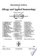International Archives of Allergy and Applied Immunology