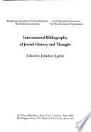 International Bibliography of Jewish History and Thought