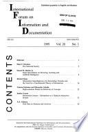 International Forum on Information and Documentation
