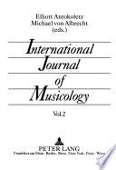 International Journal of Musicology